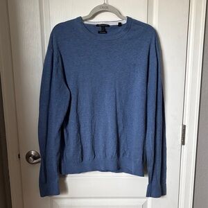 Armani Exchange Men's Blue Crewneck Sweater